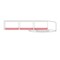 Nevs Dymo Label w/Warning Message 3-1/16" x 1-13/16" White w/Red Reverse MPW-0003 - alternate 1